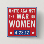 ボタンを結合して下さい 缶バッジ (正面)