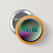 ボタンを考えるために得ました 缶バッジ (正面&裏面)