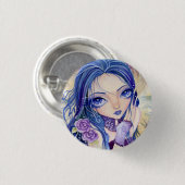 -ボタンを見通すこと 缶バッジ (正面&裏面)