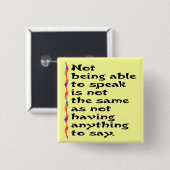 ボタンを話して下さい 缶バッジ (正面&裏面)