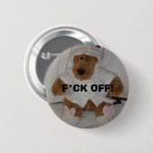 ボタンを離れたベビーのBridgetのF*CK 缶バッジ (正面&裏面)