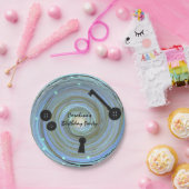 ボタンアイズ&スケルトン鍵その他のワールドパーティー ペーパープレート (パーティー)