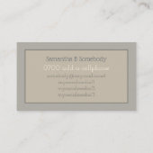 ボタンアップ裁縫針及び糸 名刺 (裏面)