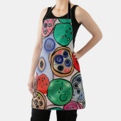 ボタンアート エプロン (インサイチュ)