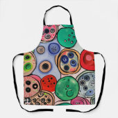 ボタンアート エプロン (正面)