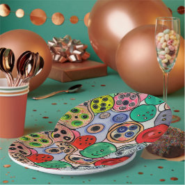 ボタンアート ペーパープレート