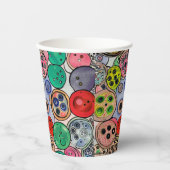 ボタンアート 紙コップ (正面)