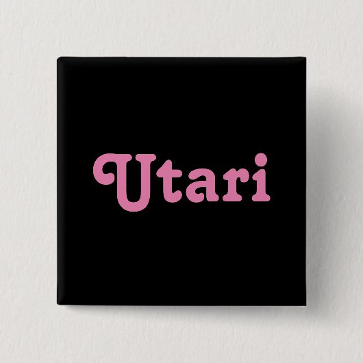 ボタンウタリ 缶バッジ (正面)