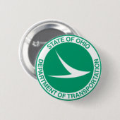 ボタンオハイオ州の運輸省 缶バッジ (正面&裏面)