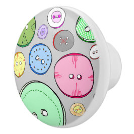 ボタンカラフル セラミックノブ