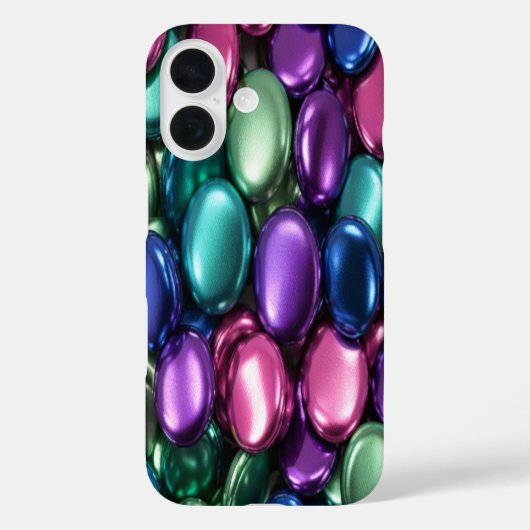 ボタンカラフル#1 - iPhone 16ケース Case-Mate iPhoneケース (裏面)