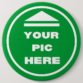 ボタンカラー6インチ – イメージの追加 缶バッジ (正面)