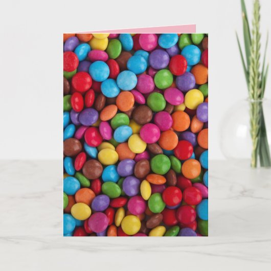 ボタンキャンディのグリーティングカード カード (正面)