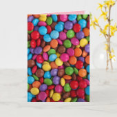 ボタンキャンディのグリーティングカード カード (黄色い花)