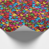 ボタンキャンディラッピング紙 ラッピングペーパー (角)