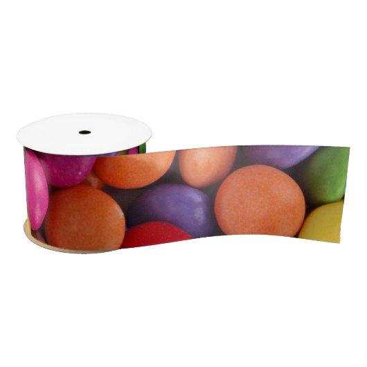 ボタンキャンディリボン サテンリボン (リール)