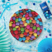 ボタンキャンデー ペーパープレート (パーティー)