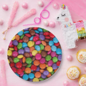 ボタンキャンデー ペーパープレート (パーティー)