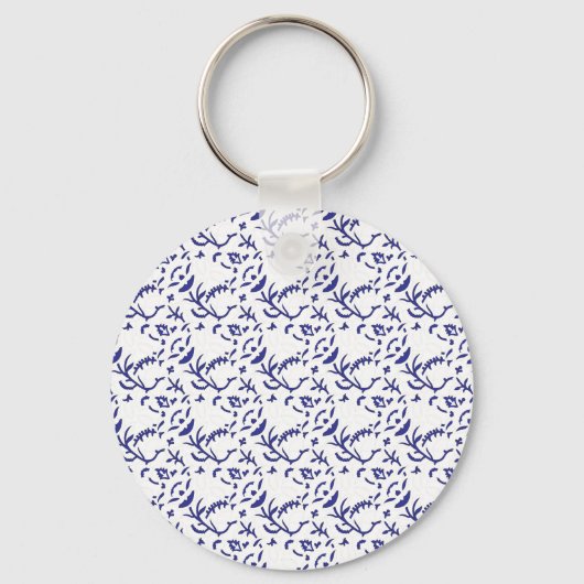 ボタンキーチェーン キーホルダー (正面)