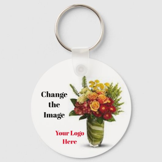 ボタンキーチェーン キーホルダー (正面)