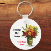 ボタンキーチェーン キーホルダー (正面)