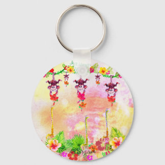 ボタンキーチェーン キーホルダー