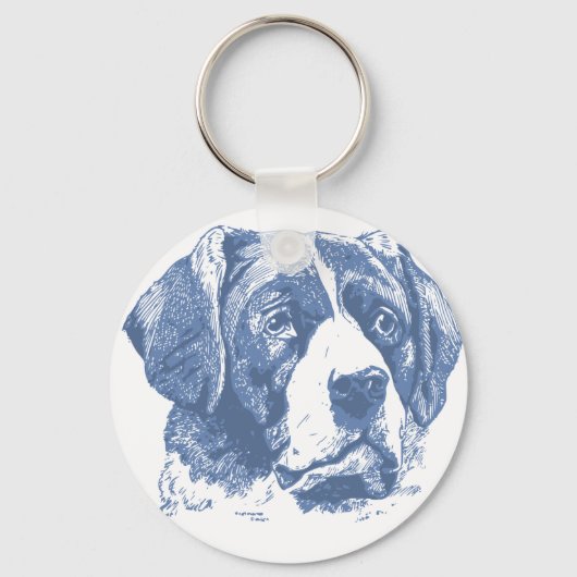 ボタンキーチェーン キーホルダー (正面)