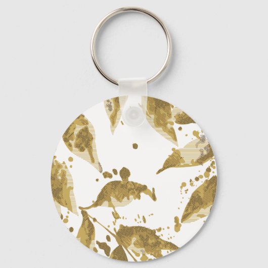 ボタンキーチェーン キーホルダー (正面)