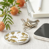 ボタンキーチェーン キーホルダー (側面)