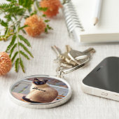 ボタンキーチェーン キーホルダー (側面)