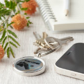 ボタンキーホルダー キーホルダー (側面)