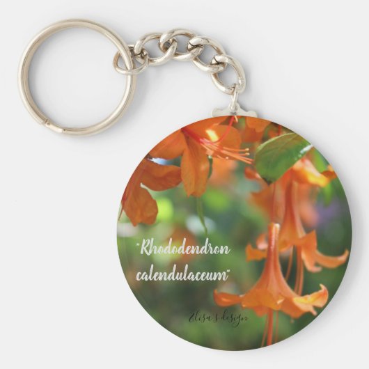 ボタンキーリング キーホルダー (正面)