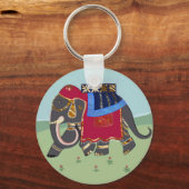 ボタンキーリング キーホルダー (正面)