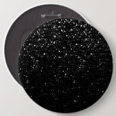 ボタンクリスタルきらきら光るストラス 缶バッジ (正面&裏面)