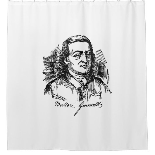 ボタングウィネット シャワーカーテン (正面)