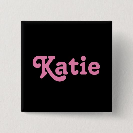 ボタンケイティ 缶バッジ (正面)