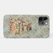 ボタンジャー倶楽部 カントリーロコ コラージュ ミシン Case-Mate iPhoneケース (裏面(横))