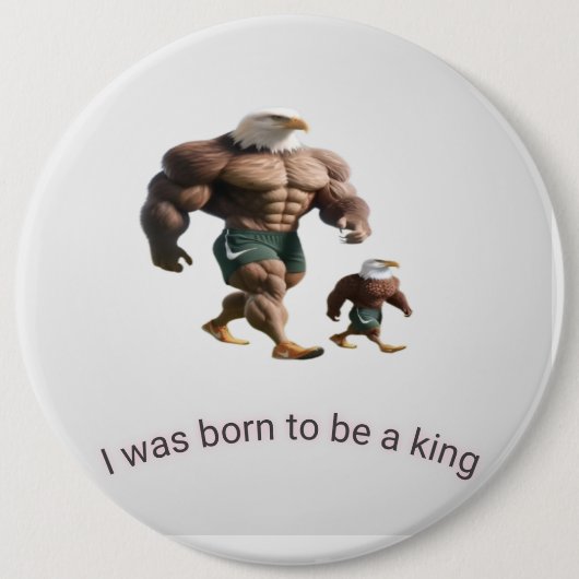 ボタンスタイリッシュ 缶バッジ (正面)