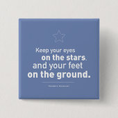 ボタンセオドアルーズベルト引用文カスタムカラー 缶バッジ (正面)