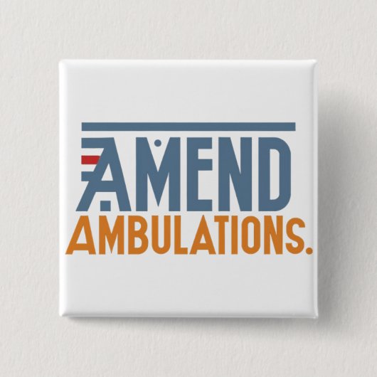 ボタンデザインパッチ 缶バッジ (正面)