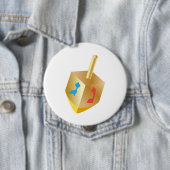 ボタンハヌカーフェスティバル金ゴールドウッドドライデルヘブライ 缶バッジ (インサイチュ)