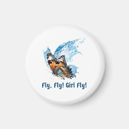 ボタンバタフライ マグネット