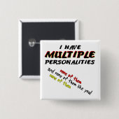 ボタンバッジのピンのようなピンはない 缶バッジ (正面&裏面)