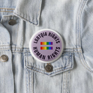 ボタンバッジ – LGBTQIA Rights Human Rights 缶バッジ