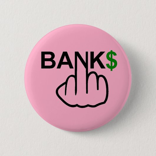 ボタンバンクの反転 缶バッジ (正面)
