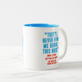 ボタンピエロ ツートーンマグカップ (正面右)