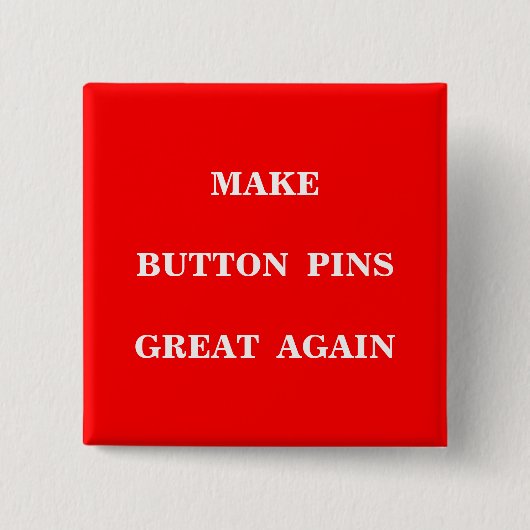 ボタンピンの再素晴らし作成 缶バッジ (正面)
