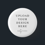 ボタンピン1-1/4インチ – 小 缶バッジ<br><div class="desc">テンプカスタマイズレットのボタンピンデザイン。編集が終了したら、ファイルをJPG形式でダウンロードする(ブリードオプションをオンにしないでください)。青い「パーソナライクリックズ」ボタンでデザインをここにアップロード。</div>