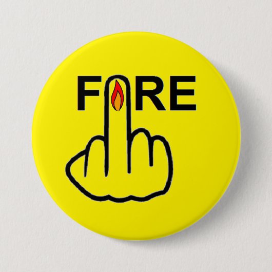 ボタンファイアフリップ 缶バッジ (正面)