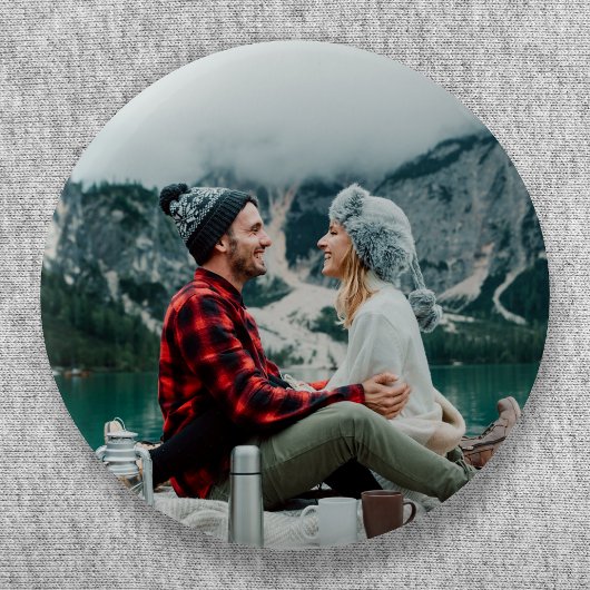 ボタンフォトイメージのアップロード 缶バッジ